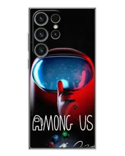 Чехол для Samsung Galaxy S25 Ultra с картинкой «Красный импостер — макро» Чехол для Samsung Galaxy S25 Ultra с картинкой «Красный импостер — макро»