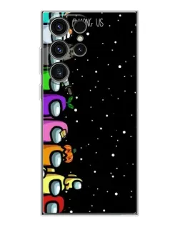 Чехол для Samsung Galaxy S25 Ultra с картинкой «Команда Among Us» Чехол для Samsung Galaxy S25 Ultra с картинкой «Команда Among Us»