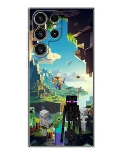 Чехол для Samsung Galaxy S25 Ultra с картинкой «Эндермен в лесу» Чехол для Samsung Galaxy S25 Ultra с картинкой «Эндермен в лесу»
