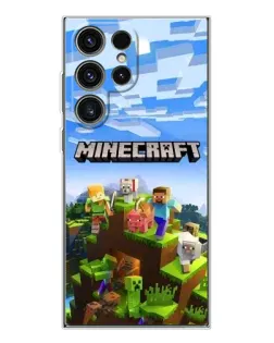 Чехол для Samsung Galaxy S25 Ultra с картинкой «Minecraft классический мир» Чехол для Samsung Galaxy S25 Ultra с картинкой «Minecraft классический мир»