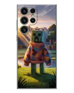 Чехол для Samsung Galaxy S25 Ultra с картинкой «Крипер в свитере» Чехол для Samsung Galaxy S25 Ultra с картинкой «Крипер в свитере»