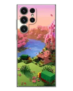 Чехол для Samsung Galaxy S25 Ultra с картинкой «Розовое дерево Minecraft» Чехол для Samsung Galaxy S25 Ultra с картинкой «Розовое дерево Minecraft»