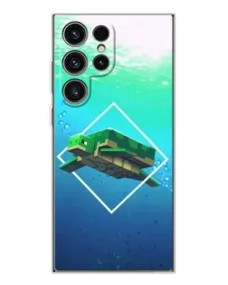 Чехол для Samsung Galaxy S25 Ultra с картинкой «Черепаха Minecraft» Чехол для Samsung Galaxy S25 Ultra с картинкой «Черепаха Minecraft»