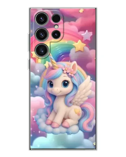 Чехол для Samsung Galaxy S25 Ultra с картинкой «Маленький единорог»