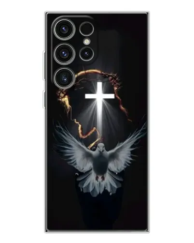 Чехол для Samsung Galaxy S25 Ultra с картинкой «Голубь и Свет»