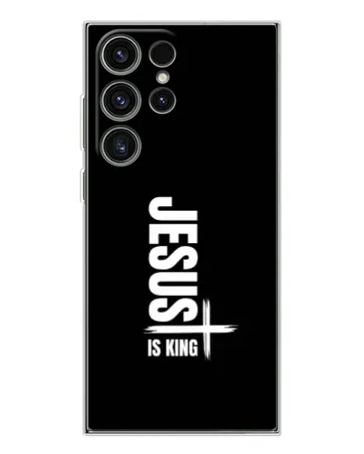 Чехол для Samsung Galaxy S25 Ultra с картинкой «Вертикаль веры Jesus»