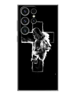 Чехол для Samsung Galaxy S25 Ultra с картинкой «Сияющий крест Jesus»