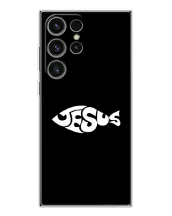 Чехол для Samsung Galaxy S25 Ultra с картинкой «Рыба Jesus»