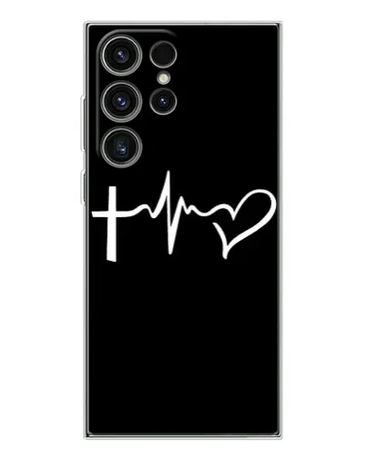 Чехол для Samsung Galaxy S25 Ultra с картинкой «Пульс веры» Чехол для Samsung Galaxy S25 Ultra с картинкой «Пульс веры»