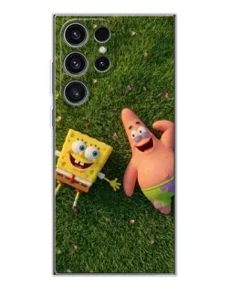 Чехол для Samsung Galaxy S25 Ultra с картинкой «Друзья на лужайке»