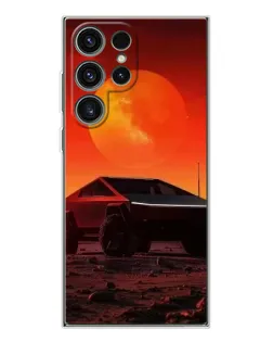 Чехол для Samsung Galaxy S25 Ultra с картинкой «Cybertruck на Марсе» Чехол для Samsung Galaxy S25 Ultra с картинкой «Cybertruck на Марсе»