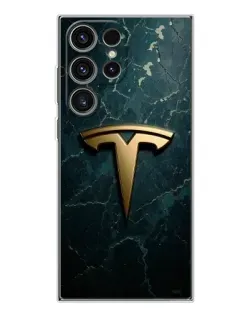 Чехол для Samsung Galaxy S25 Ultra с картинкой «Мраморная Tesla Gold» Чехол для Samsung Galaxy S25 Ultra с картинкой «Мраморная Tesla Gold»