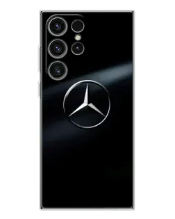 Чехол для Samsung Galaxy S25 Ultra с картинкой «Mercedes на металле» Чехол для Samsung Galaxy S25 Ultra с картинкой «Mercedes на металле»