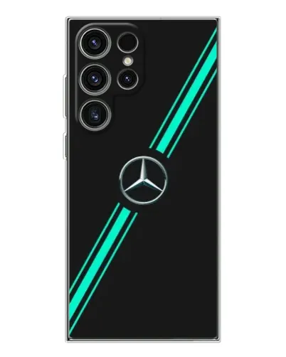 Чехол для Samsung Galaxy S25 Ultra с картинкой «Спортивные линии Mercedes» Чехол для Samsung Galaxy S25 Ultra с картинкой «Спортивные линии Mercedes»