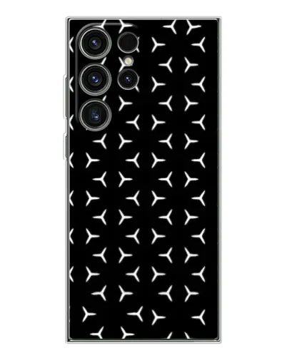 Чехол для Samsung Galaxy S25 Ultra с картинкой «Mercedes паттерн звезд» Чехол для Samsung Galaxy S25 Ultra с картинкой «Mercedes паттерн звезд»
