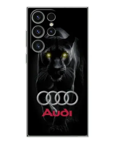 Чехол для Samsung Galaxy S25 Ultra с картинкой «Пантера и Audi»