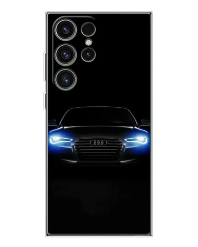 Чехол для Samsung Galaxy S25 Ultra с картинкой «Audi в неоне»