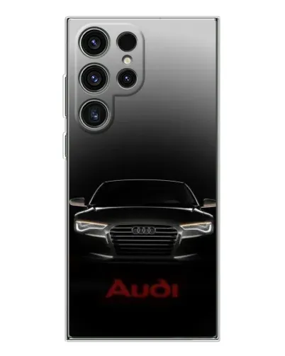 Чехол для Samsung Galaxy S25 Ultra с картинкой «Audi — градиентный контур»