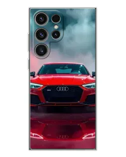 Чехол для Samsung Galaxy S25 Ultra с картинкой «Audi RS — красный стиль» Чехол для Samsung Galaxy S25 Ultra с картинкой «Audi RS — красный стиль»