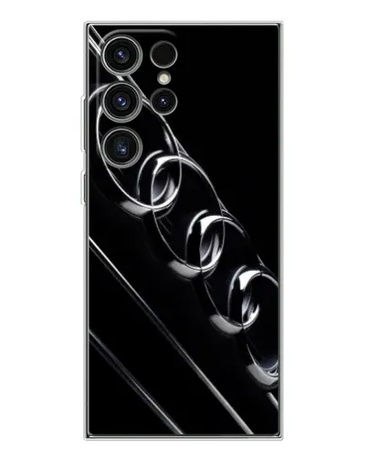 Чехол для Samsung Galaxy S25 Ultra с картинкой «Audi — абстрактные кольца»