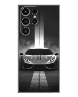 Чехол для Samsung Galaxy S25 Ultra с картинкой «Lamborghini симметрия дорог» Чехол для Samsung Galaxy S25 Ultra с картинкой «Lamborghini симметрия дорог»