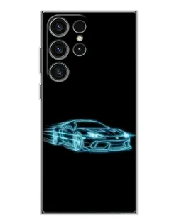 Чехол для Samsung Galaxy S25 Ultra с картинкой «Неоновый контур Lamborghini» Чехол для Samsung Galaxy S25 Ultra с картинкой «Неоновый контур Lamborghini»