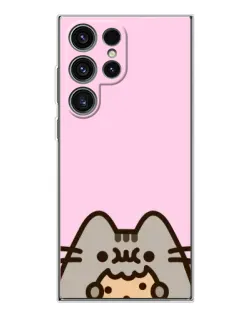 Чехол для Samsung Galaxy S25 Ultra с картинкой «Pusheen и печенье» Чехол для Samsung Galaxy S25 Ultra с картинкой «Pusheen и печенье»