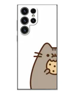 Чехол для Samsung Galaxy S25 Ultra с картинкой «Пушин с печеньем»