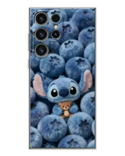 Чехол для Samsung Galaxy S25 Ultra с картинкой «Стич и голубика» Чехол для Samsung Galaxy S25 Ultra с картинкой «Стич и голубика»
