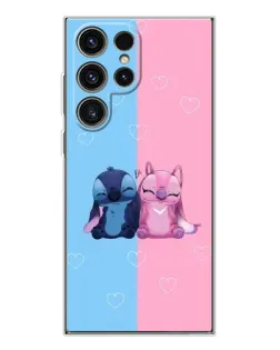 Чехол для Samsung Galaxy S25 Ultra с картинкой «Stitch и Angel Love» Чехол для Samsung Galaxy S25 Ultra с картинкой «Stitch и Angel Love»