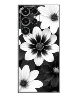 Чехол для Samsung Galaxy S25 Ultra с картинкой «Монохромные астры» Чехол для Samsung Galaxy S25 Ultra с картинкой «Монохромные астры»