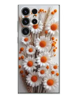 Чехол для Samsung Galaxy S25 Ultra с картинкой «Белые сухоцветы» Чехол для Samsung Galaxy S25 Ultra с картинкой «Белые сухоцветы»