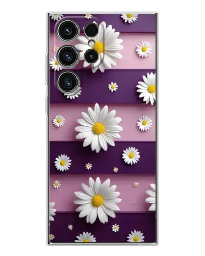 Чехол для Samsung Galaxy S25 Ultra с картинкой «Ромашки на фиолетовом» Чехол для Samsung Galaxy S25 Ultra с картинкой «Ромашки на фиолетовом»