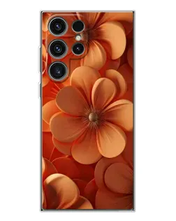 Чехол для Samsung Galaxy S25 Ultra с картинкой «Оранжевый макро цветок» Чехол для Samsung Galaxy S25 Ultra с картинкой «Оранжевый макро цветок»