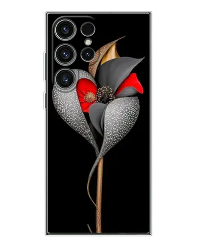 Чехол для Samsung Galaxy S25 Ultra с картинкой «Серебряный фантазийный цветок» Чехол для Samsung Galaxy S25 Ultra с картинкой «Серебряный фантазийный цветок»