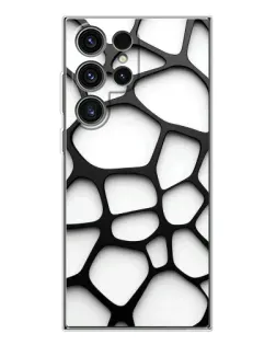 Чехол для Samsung Galaxy S25 Ultra с картинкой «Белая объемная сетка» Чехол для Samsung Galaxy S25 Ultra с картинкой «Белая объемная сетка»