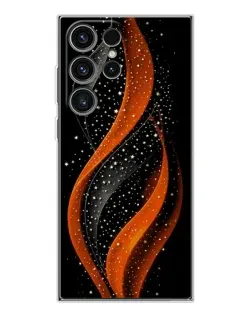 Чехол для Samsung Galaxy S25 Ultra с картинкой «Огненная звездная волна»