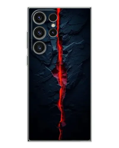 Чехол для Samsung Galaxy S25 Ultra с картинкой «Kрасная лавовая трещина» Чехол для Samsung Galaxy S25 Ultra с картинкой «Kрасная лавовая трещина»