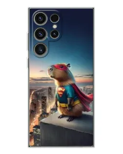 Чехол для Samsung Galaxy S25 Ultra с картинкой «Капи-мен супергерой» Чехол для Samsung Galaxy S25 Ultra с картинкой «Капи-мен супергерой»
