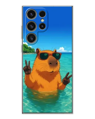 Чехол для Samsung Galaxy S25 Ultra с картинкой «Морская капибара» Чехол для Samsung Galaxy S25 Ultra с картинкой «Морская капибара»