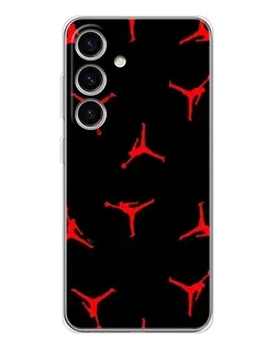 Чохол для Samsung Galaxy S25 з картинкою «Jordan Red Pattern» Чохол для Samsung Galaxy S25 з картинкою «Jordan Red Pattern»