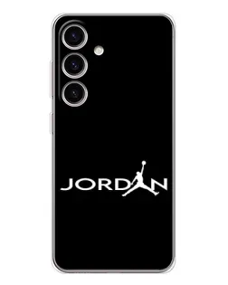Чохол для Samsung Galaxy S25 з картинкою «Jordan White Logo» Чохол для Samsung Galaxy S25 з картинкою «Jordan White Logo»