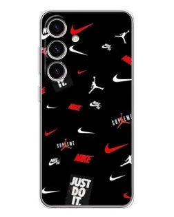 Чохол для Samsung Galaxy S25 з картинкою «Nike Mix Pattern» Чохол для Samsung Galaxy S25 з картинкою «Nike Mix Pattern»
