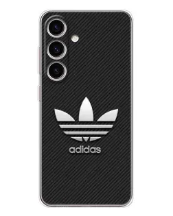 Чехол для Samsung Galaxy S25 с картинкой «Adidas Карбоновая текстура»
