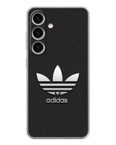 Чехол для Samsung Galaxy S25 с картинкой «Adidas Карбоновая текстура» Чехол для Samsung Galaxy S25 с картинкой «Adidas Карбоновая текстура»