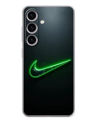Чехол для Samsung Galaxy S25 с картинкой «Неоновый контур Nike» Чехол для Samsung Galaxy S25 с картинкой «Неоновый контур Nike»