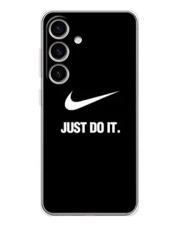 Чехол для Samsung Galaxy S25 с картинкой «Классический принт Nike» Чехол для Samsung Galaxy S25 с картинкой «Классический принт Nike»