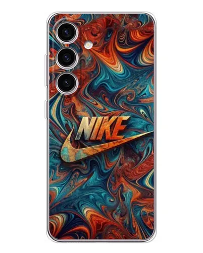 Чехол для Samsung Galaxy S25 с картинкой «Nike в абстракции» Чехол для Samsung Galaxy S25 с картинкой «Nike в абстракции»