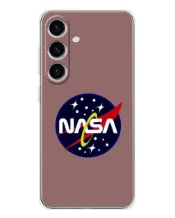 Чехол для Samsung Galaxy S25 с картинкой «NASA — ретро космос»