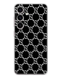 Чехол для Samsung Galaxy S25 с картинкой «Gucci — сетчатый паттерн»